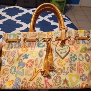 Dooney Bourke Scribbled Graffiti Handbag